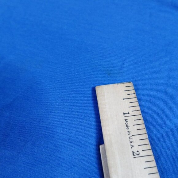 Icebreaker Shirt Medium Blue Solid Wool Blend - Picture 8 of 9